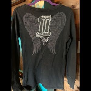 Black Harley Davidson Thermal, size S